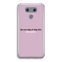 gij beslist: LG G6 Transparant Hoesje
