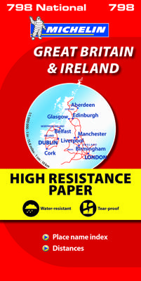 Wegenkaart - landkaart 798 Great Britain & Ireland | Michelin Wegenkaart - landkaart 798 Great Britain & Ireland | Michelin