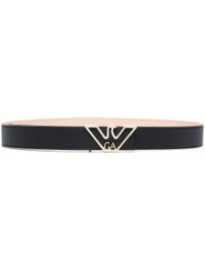 Emporio Armani ceinture à boucle logo - Noir