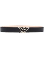 Emporio Armani ceinture à boucle logo - Noir