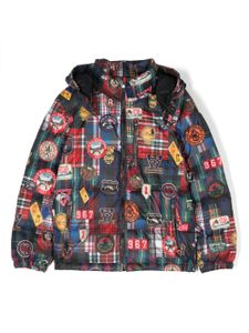 Ralph Lauren Kids veste matelassée à logo imprimé - Rouge