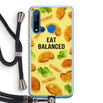 Eat Balanced: Huawei P20 Lite (2019) Transparant Hoesje met koord