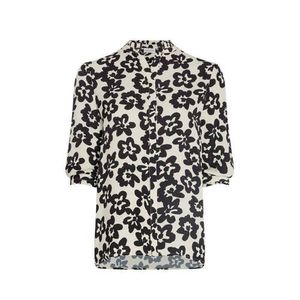 Fabienne Chapot gebloemde blouse Kim gebroken wit/ zwart