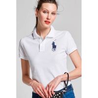POLO Ralph Lauren polo wit/blauw - thumbnail