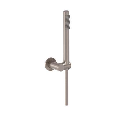 Handdoucheset MAY Staaf Handdouche, Verstelbare Wandsteun en Smooth Doucheslang 125 cm Geborsteld Nickel PVD