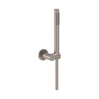 Handdoucheset MAY Staaf Handdouche, Verstelbare Wandsteun en Smooth Doucheslang 125 cm Geborsteld Nickel PVD