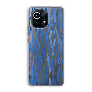 Blauwe nerven: Xiaomi Mi 11 Transparant Hoesje