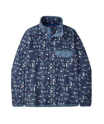 Patagonia Lw Synch Snap-T P/O Fleece Heren New Visions: New Navy XS