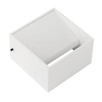 Energiezuinige LED Wandlamp 8W - Natuurlijk Wit 4200K - Mat Wit Aluminium