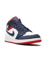 Jordan Kids baskets montantes Air Jordan 1 Mid SE GS - Blanc