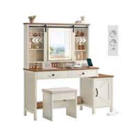 LIRY Collectie - Kaptafel met Spiegel en Verlichting voor Slaapkamer