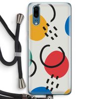 Illustratieve pop 3: Huawei P20 Transparant Hoesje met koord