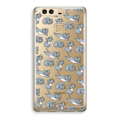 Poezen: Huawei P9 Transparant Hoesje