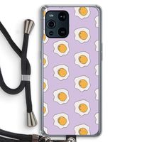 Bacon to my eggs #1: Oppo Find X3 Pro Transparant Hoesje met koord
