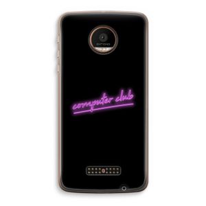 Vice Black: Motorola Moto Z Force Transparant Hoesje