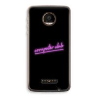 Vice Black: Motorola Moto Z Force Transparant Hoesje
