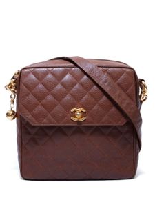 CHANEL Pre-Owned sac porté épaule matelassé (1992) - Marron