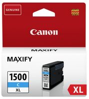 Canon inkc. PGI-1500XL C inktcartridge cyaan high capacity 12ml (Eigen Voorraad) - thumbnail