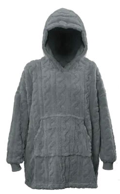 Unique Living hoodie pleun 70x50x87cm dark grey