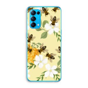 No flowers without bees: Oppo Find X3 Lite Transparant Hoesje
