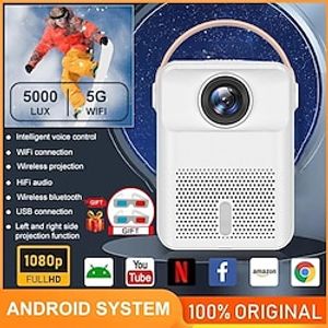 x8 draagbare projector android wifi home theater bioscoop projector ondersteuning 1080p video mini led beamer projectoren Lightinthebox