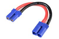 Verlengkabel EC5, silicone kabel 10AWG, 12cm