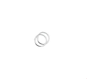 TFT Creolen Ronde Buis Zilver Glanzend 1.3 mm x 9 mm