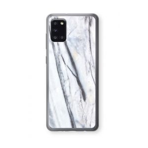 Gestreepte marmer: Samsung Galaxy A31 Transparant Hoesje