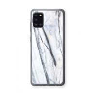 Gestreepte marmer: Samsung Galaxy A31 Transparant Hoesje