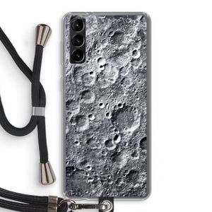 Maanlandschap: Samsung Galaxy S21 Plus Transparant Hoesje met koord