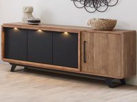 Dressoir TRENAZO 4 deuren 218 cm old teck - thumbnail