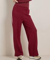 wide fit broek met streepbaan wide fit broek met streepbaan