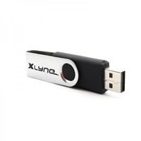 xlyne 177532-2 USB flash drive 32 GB USB Type-A 2.0 Zwart, Zilver - thumbnail
