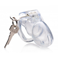 XR Brands Clear Captor - Chastity Cage with Keys - Medium