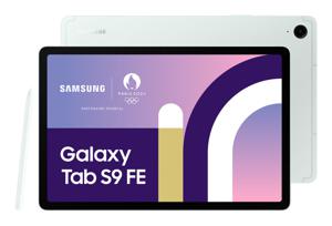 Samsung Galaxy Tab S9 FE WiFi 128 GB Munt Android tablet 27.7 cm (10.9 inch) 2.4 GHz, 2 GHz Samsung Exynos Android 13 2304 x 1440 Pixel