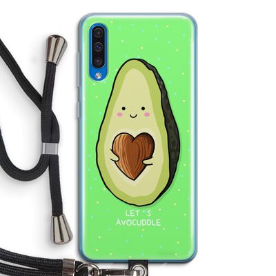 Avocuddle: Samsung Galaxy A50 Transparant Hoesje met koord