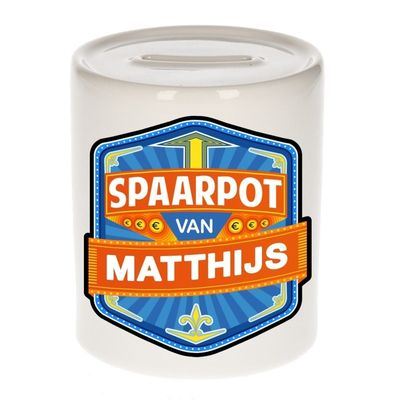 Vrolijke Matthijs spaarpotten voor kinderen