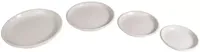 Mcollections Schotel Geglazuurd - Ø34 x H4 cm - Wit