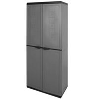 Kast Curver Donker grijs Plastic 68 x 166 x 39 cm