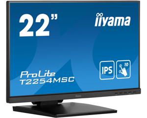 iiyama ProLite T2254MSC-B1AG computer monitor 54,6 cm (21.5") 1920 x 1080 Pixels Full HD LED Touchscreen Zwart