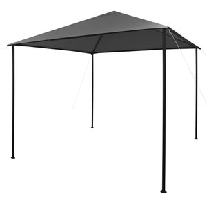VidaXL Prieel 180 g/m² 3x3 m stof en staal antraciet