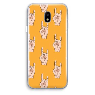 Rock: Samsung Galaxy J3 (2017) Transparant Hoesje