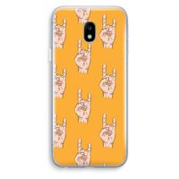Rock: Samsung Galaxy J3 (2017) Transparant Hoesje
