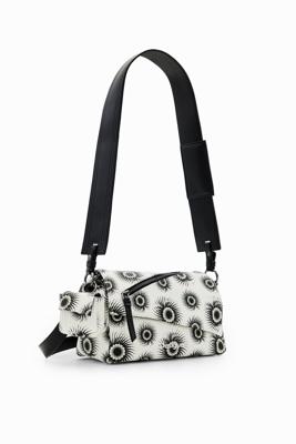Kleine handtas met geometrische vormen - WHITE - U