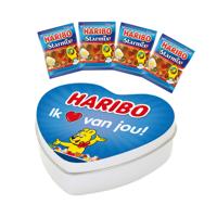 Haribo Starmix geschenkdoos hartje "Ik hou van jou" - 100g