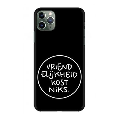 Vriendelijkheid: Volledig geprint iPhone 11 Pro Max Hoesje