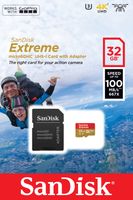 SanDisk Extreme flashgeheugen 32 GB MicroSDHC UHS-I Klasse 10 - thumbnail