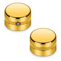 Schaller Solid Shaft Toon/Volume Knoppen 6.35mm "S-Lock Style" Verguld (Set van 2) 15090500