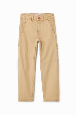 Rechte denim broek - WHITE - 3/4