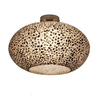 VillaFlor Plafondlamp Wangi gold Ufo Ø 40 cm beige
